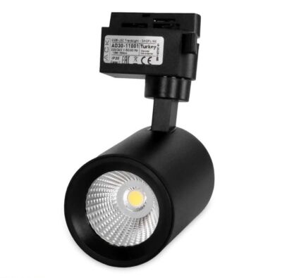 ACK 10 W 45° Siyah Osram Cob Ledli Ray Armatürü Beyaz 700 LM 6500K - AD30-11031 - 1