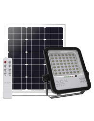 ACK 50W Solar LED Projektör 6500K -AT65-05032- - 1