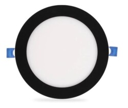 ACK 6 W Yuvarlak Sıva Altı Siyah Kasalı Led Panel Günışığı 3000K - AP01-00601 - 1