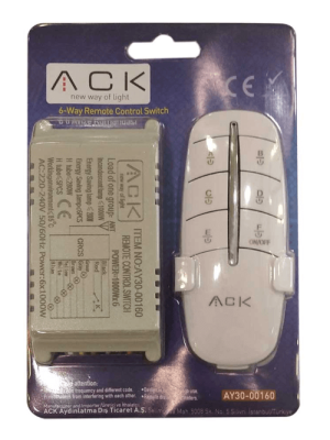 ACK 6'lı Avize Kumandası -AY30-00160- - 2