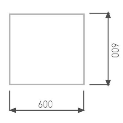 ACK Backlight 42 W Sıva Üstü Led Panel Beyaz 6500K - AP04-04230 - 2