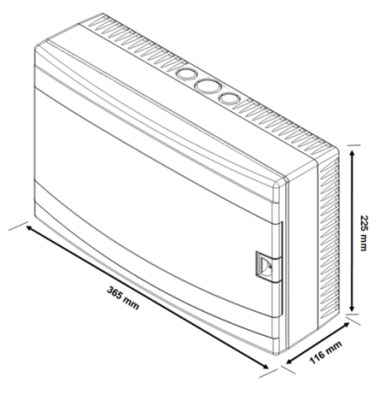 Borsan 16 Module Surface Mounted Fuse Box H F - 2