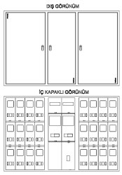 Çetinkaya 15 Single-Phase + 2 Three-Phase Flush Mounted Counter Panel - 1