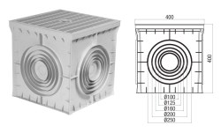 Çetinkaya/ 40x40x43 Thermoplastic Underground Junction with 6 Output - 1