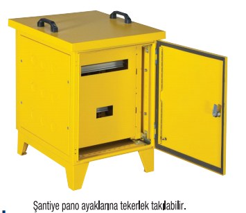 Çetinkaya 9 Monophase. 9 Three-Phase Socket + Fuse +Pako Construction Site Meter Box - 1