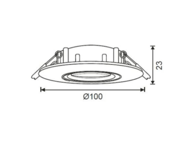 Jupiter Saten Nikel Sıva Altı Entegre Hareketli Spot 50W - 2