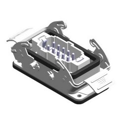  METE ENERJI 10x16A Multiple Machine Plug Metal Latched 