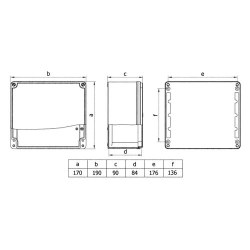 Mete Enerji / 170x190x90 ALUMINUM JUNCTION - 2