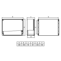 Mete Enerji / 190x250x90 ALUMINUM JUNCTION - 2