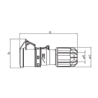 Mete Enerji 2x16a Ip44 Extension Socket with Screw Connection - 2