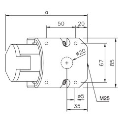 Mete Enerji 3x32a Ip67 Inclined Wall Socket with Screw Connection - 2