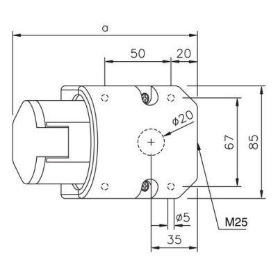 Mete Enerji 3x32a Ip67 Inclined Wall Socket with Screw Connection - 2