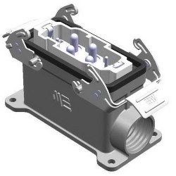  METE ENERJI 4/2x80/16A Multiple Wall Plug Metal Latched 