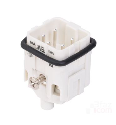 Mete Enerji 5x10A. Multiple Plug with Center Mounting - 1