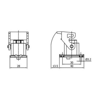 Mete Enerji 5x10A. Multi Thermoplastic Machine Socket - 2