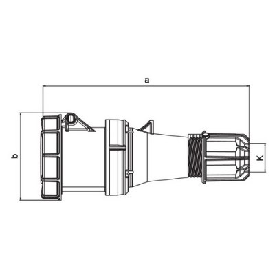 Mete Enerji 5x63a Ip67 Extension Socket with Screw Connection - 2