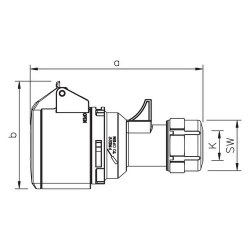 Mete Enerji 5x16a Ip44 Extension Socket with Quick Connection - 2