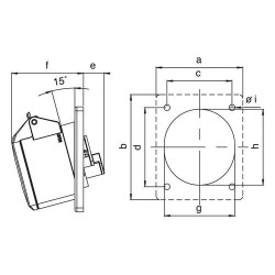 Mete Enerji 5x16a Ip44 Inclined Machine Socket - 2