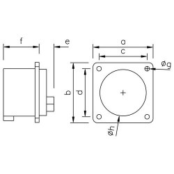 Mete Enerji 5x16a Ip44 Straight Machine Plug - 2