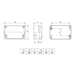 Mete Enerji / 65x100x40 ALUMINUM JUNCTION - 2