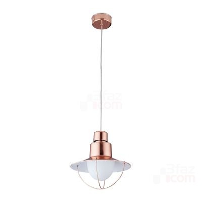 Özcan K Gora Tekli Avize Rose Gold Metal Gövde-Opal Cam 1x 40w E27-6470-1.32 - 1