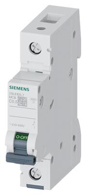 SIEMENS - 0.5A C Tipi 6 kA Anahtarlı 1 Fazlı Otomatik Sigorta - 5SL6105-7 - 1