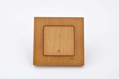 Viko/Novella Beech Switch Single Button - 1